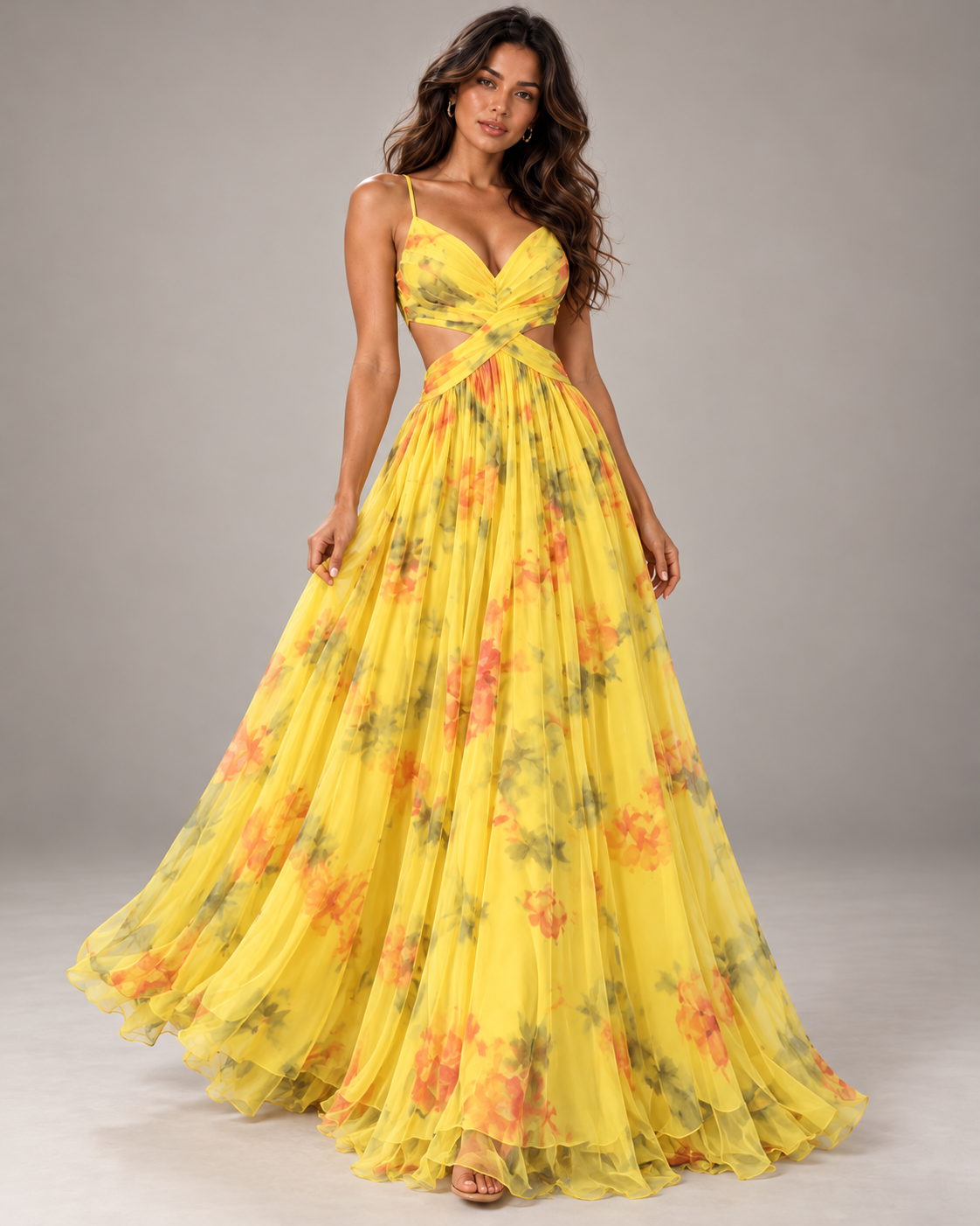 Vestido "Aquarela" Notte
