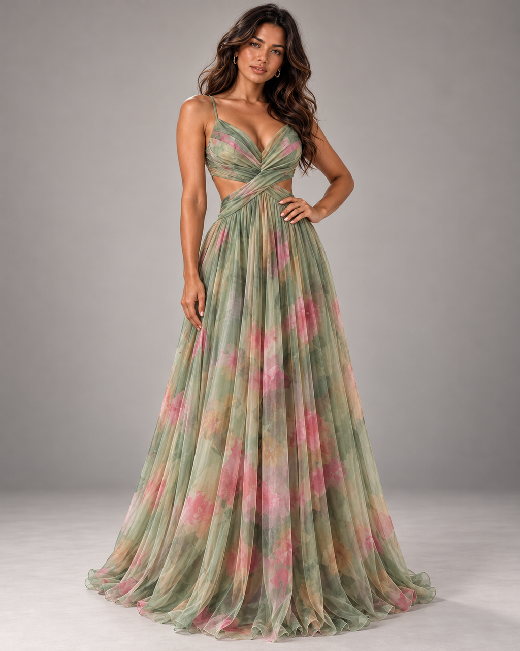 Vestido "Aquarela" Notte
