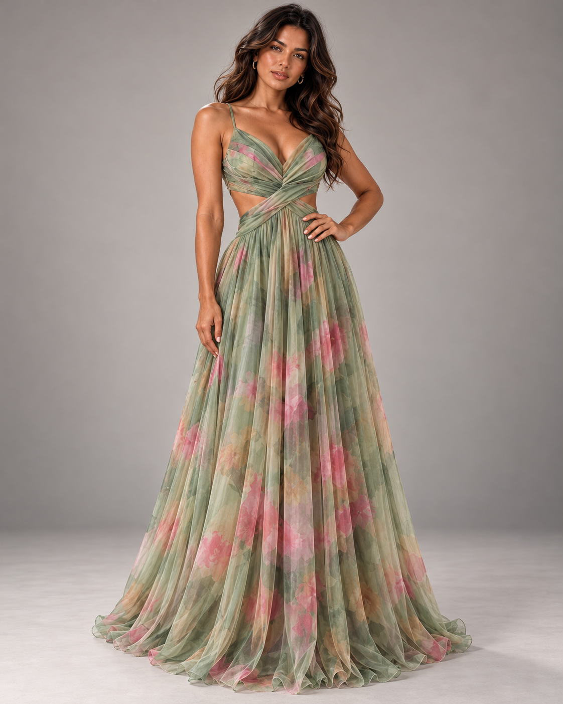 Vestido "Aquarela" Notte