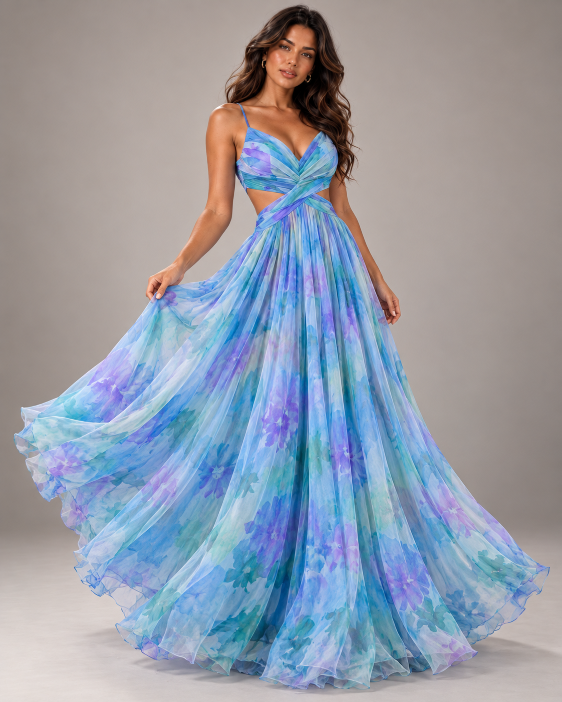 Vestido "Aquarela" Notte