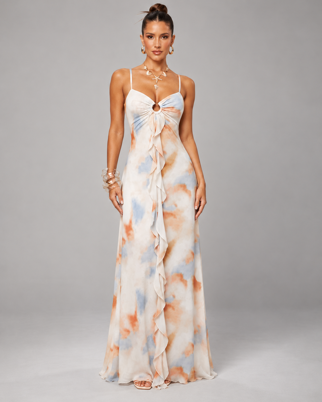 Vestido "Entretons" Notte