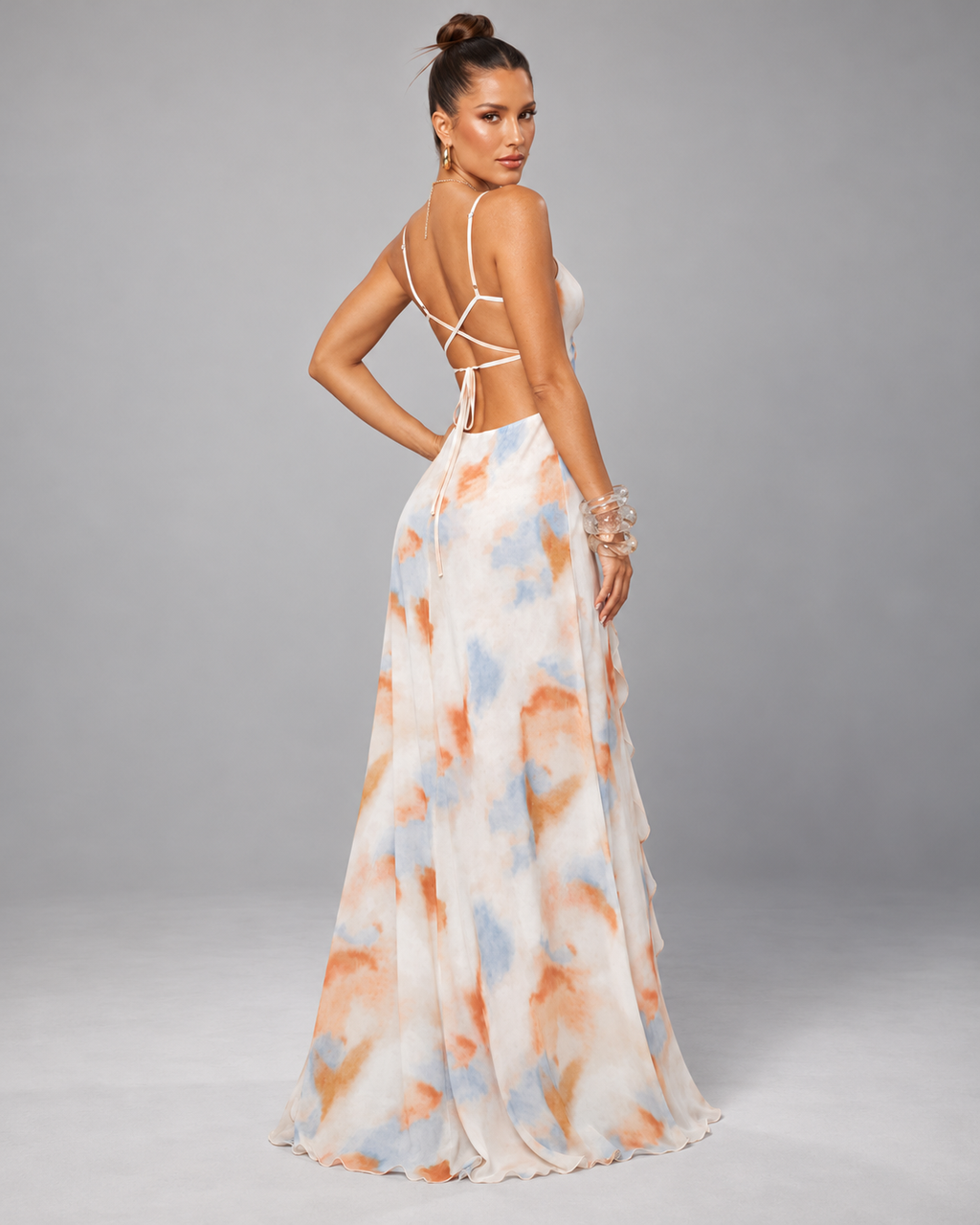 Vestido "Entretons" Notte