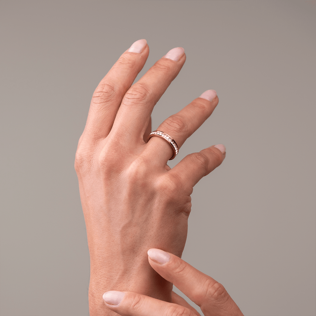 Anel Brilhante Banhado em Ouro 18K