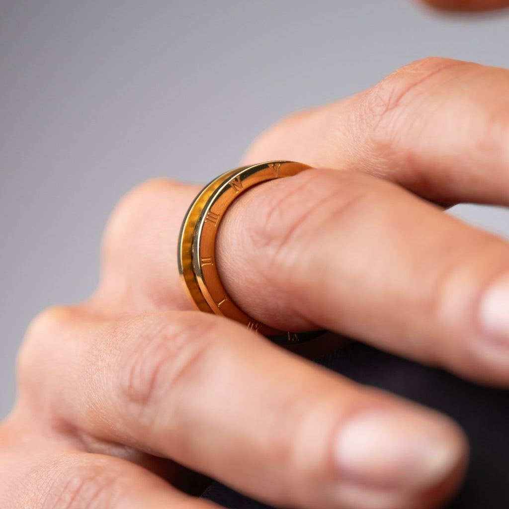 Anel Génova Banhado em Ouro 18K