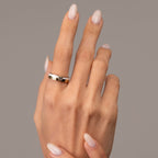 Anel Rainha Pedra Cristal Banhado em Ouro 18k