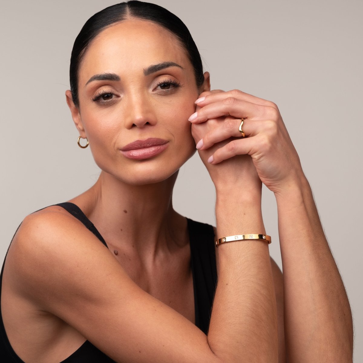 Bracelete Amélie Banhado em Ouro 18k
