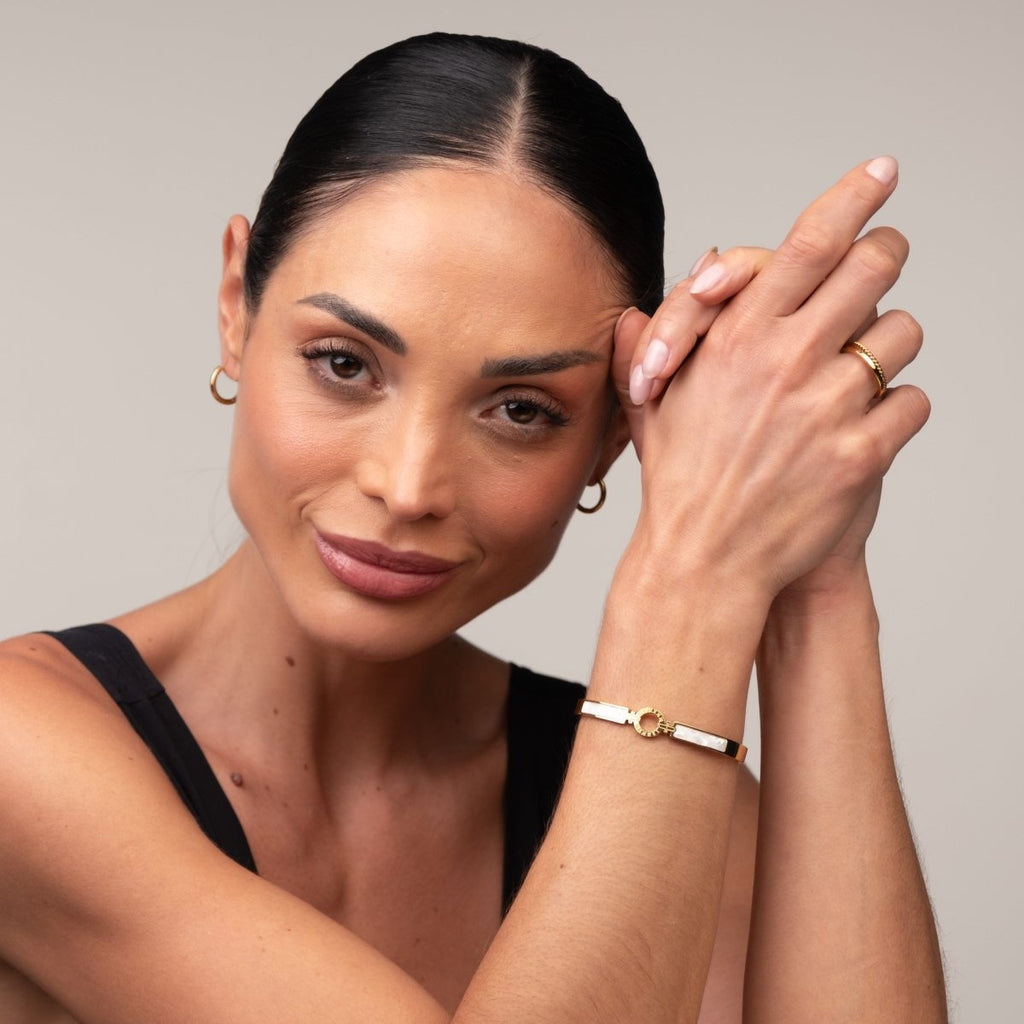 Bracelete Aura Banhado em Ouro 18k