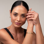 Bracelete Blogger Banhado em Ouro 18K
