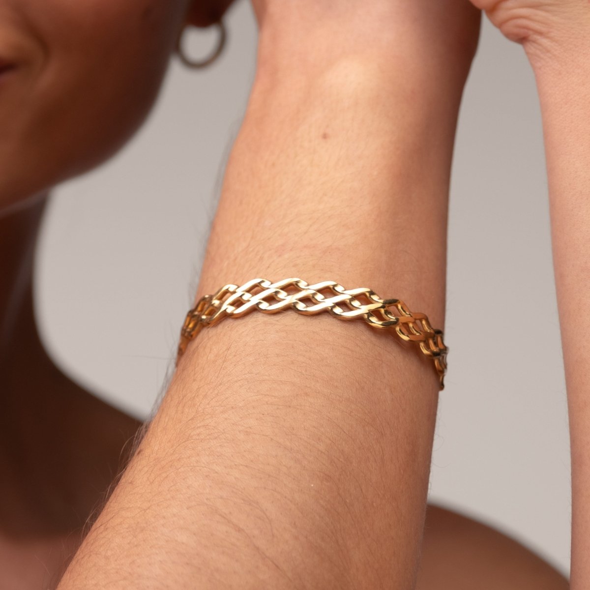 Bracelete Blogger Banhado em Ouro 18K