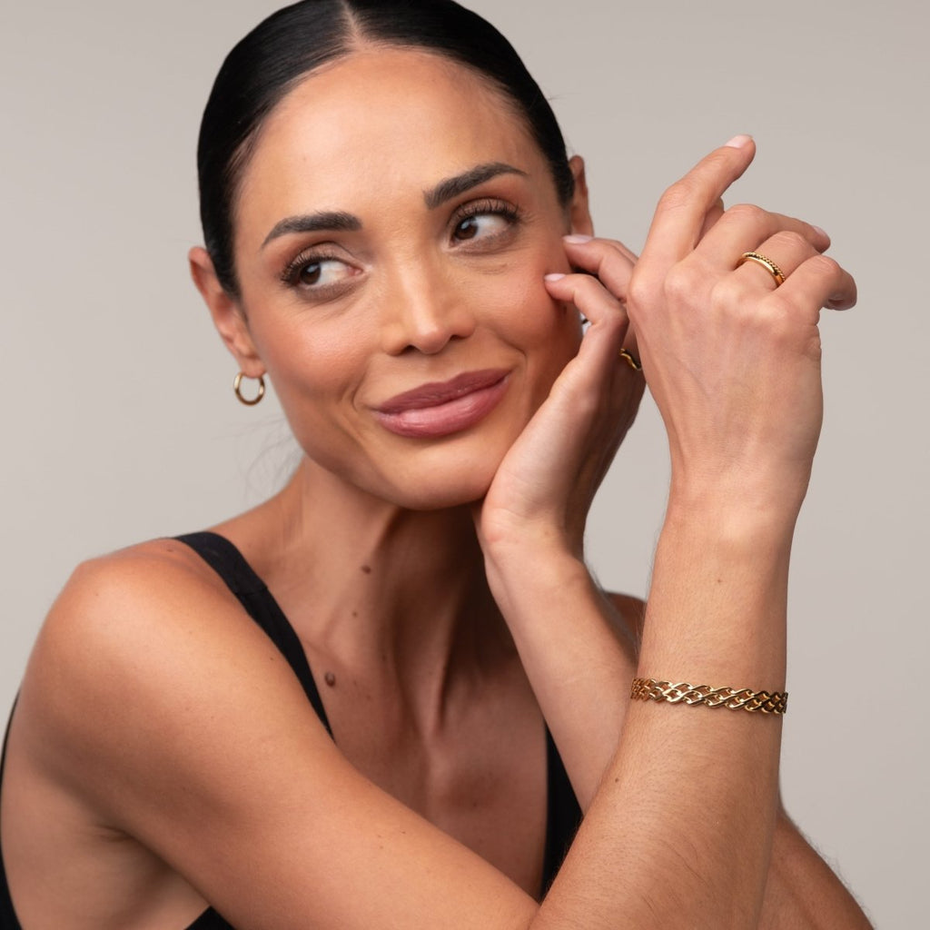 Bracelete Blogger Banhado em Ouro 18K