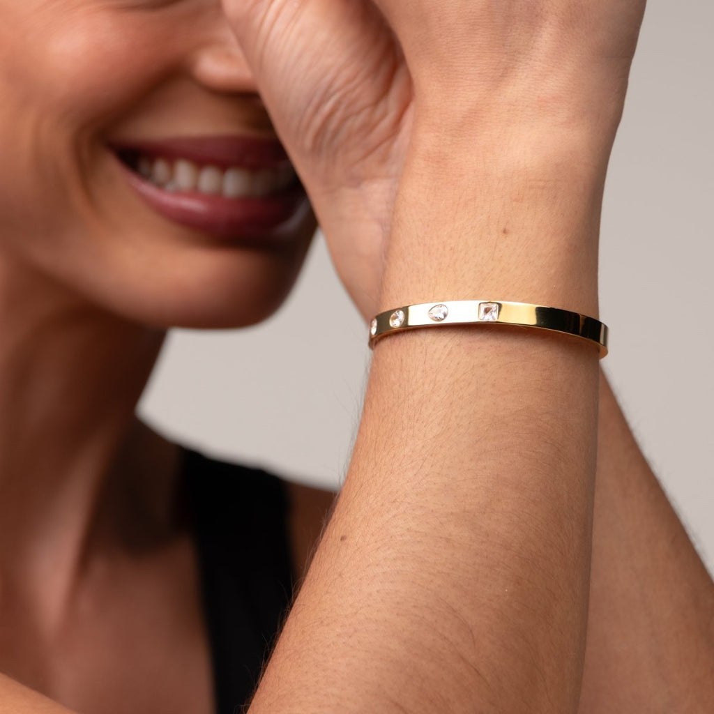 Bracelete Catherine Banhado em Ouro 18k