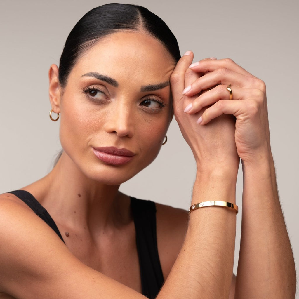 Bracelete Catherine Banhado em Ouro 18k
