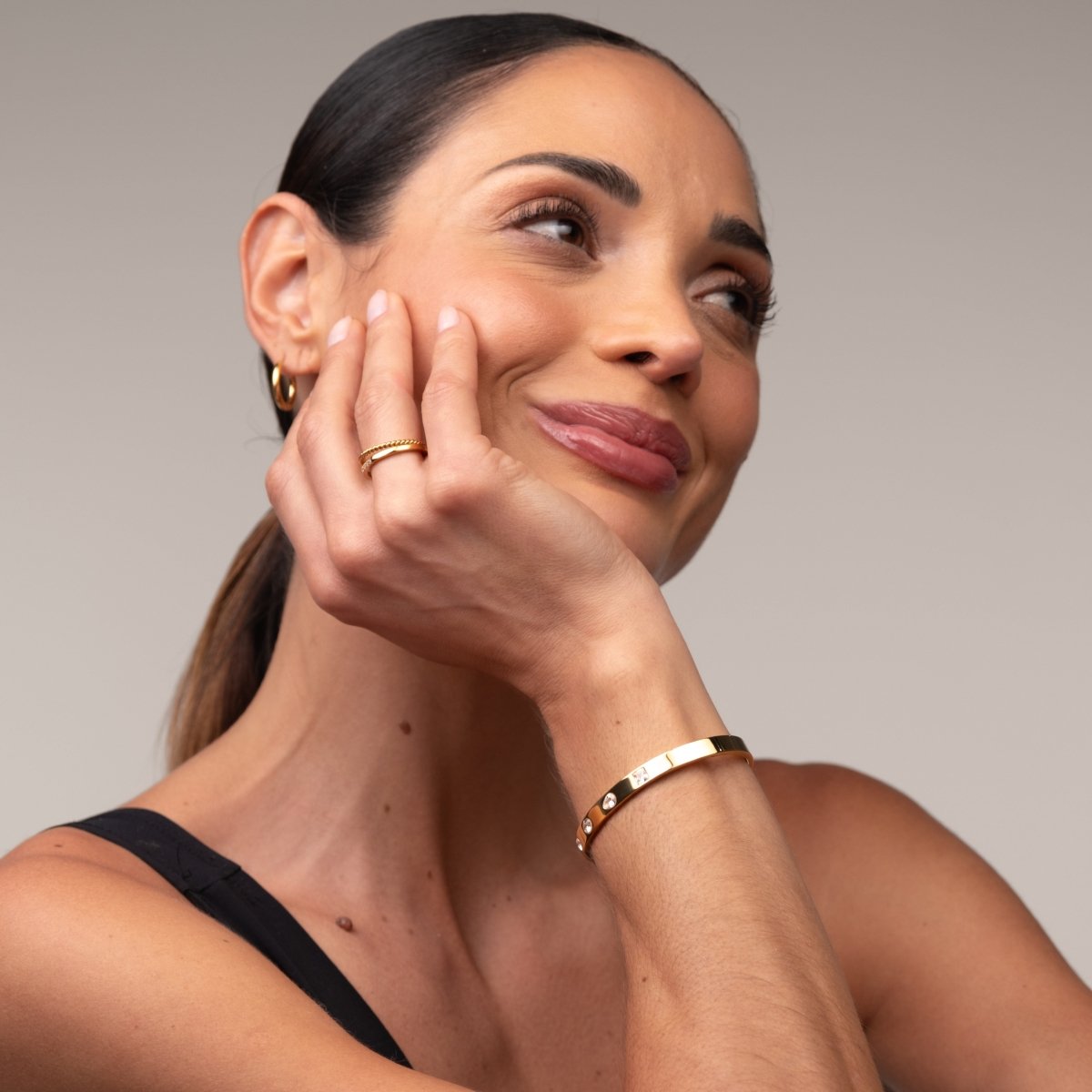Bracelete Catherine Banhado em Ouro 18k