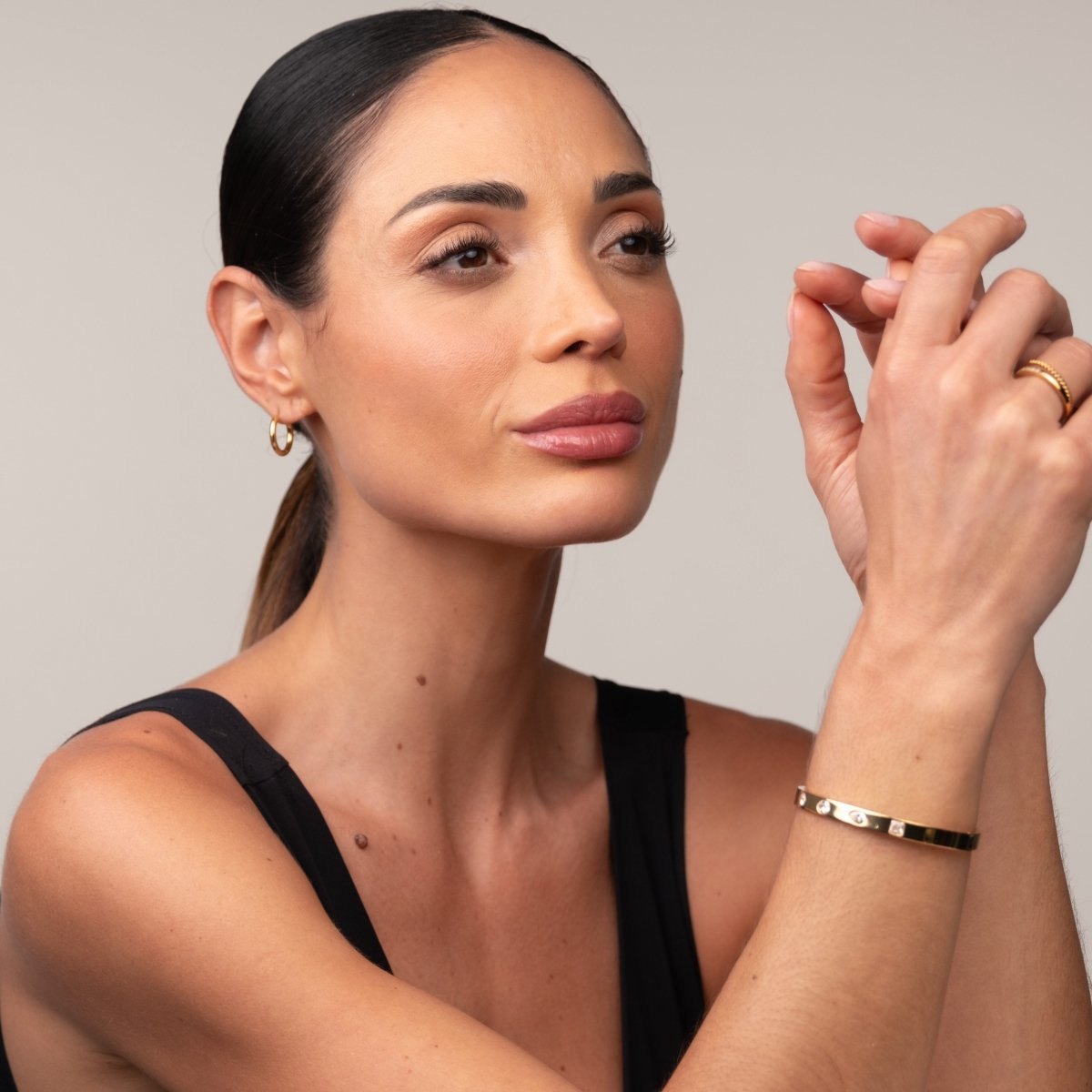 Bracelete Catherine Banhado em Ouro 18k