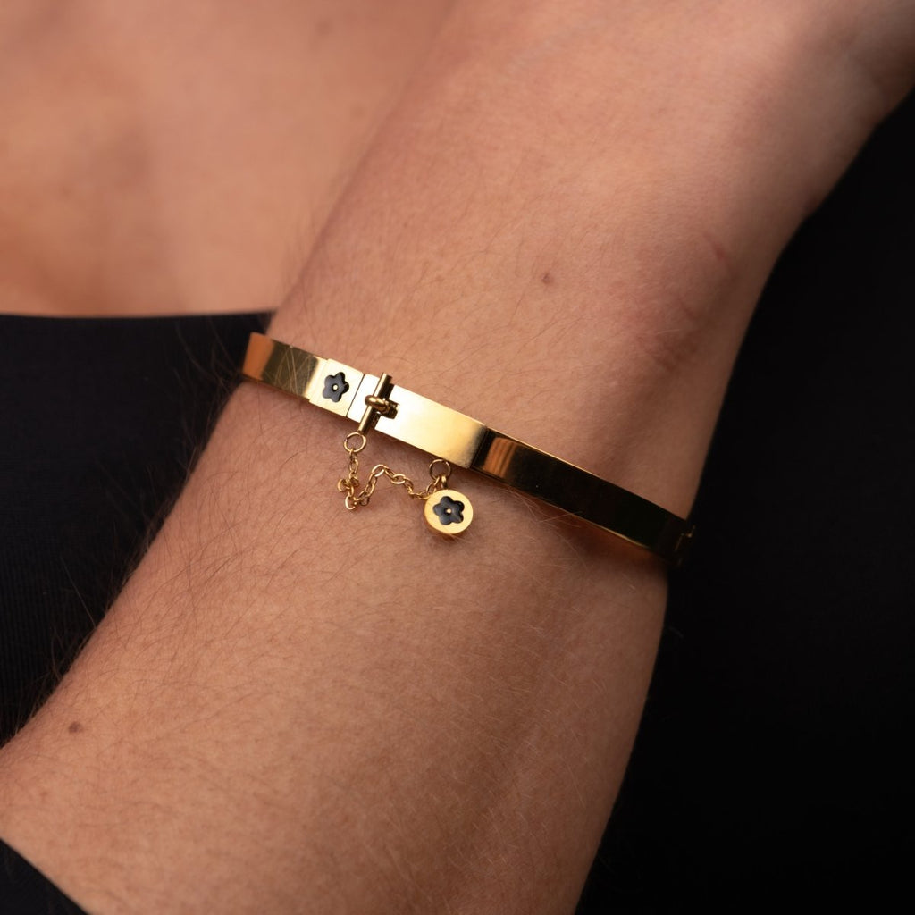 Bracelete Charme Banhado em Ouro 18K