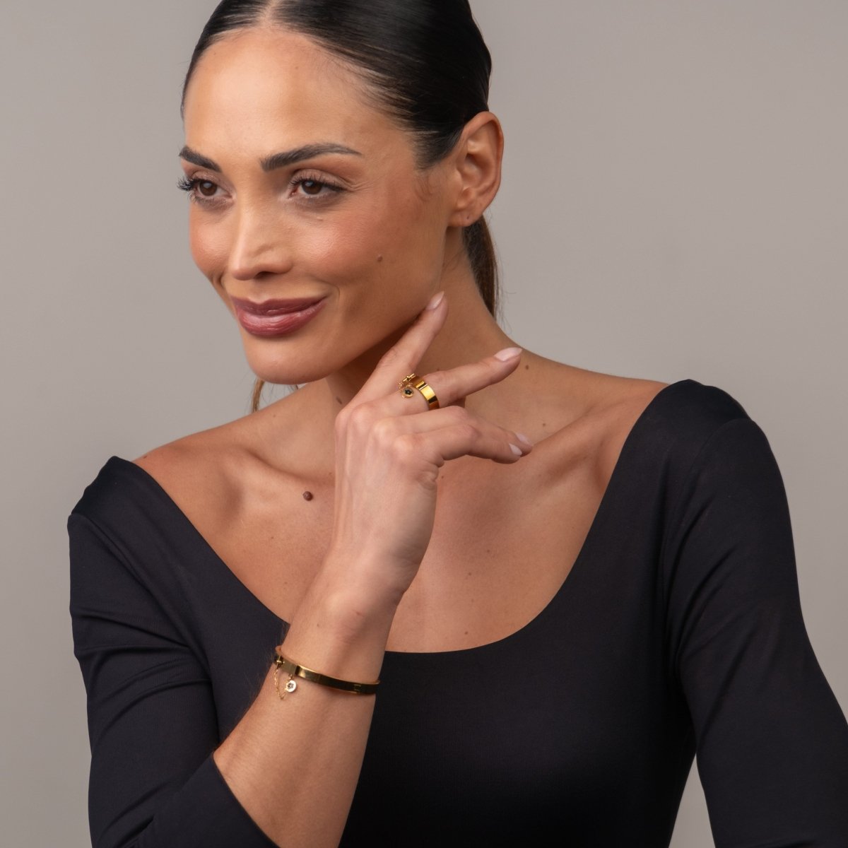 Bracelete Charme Banhado em Ouro 18K