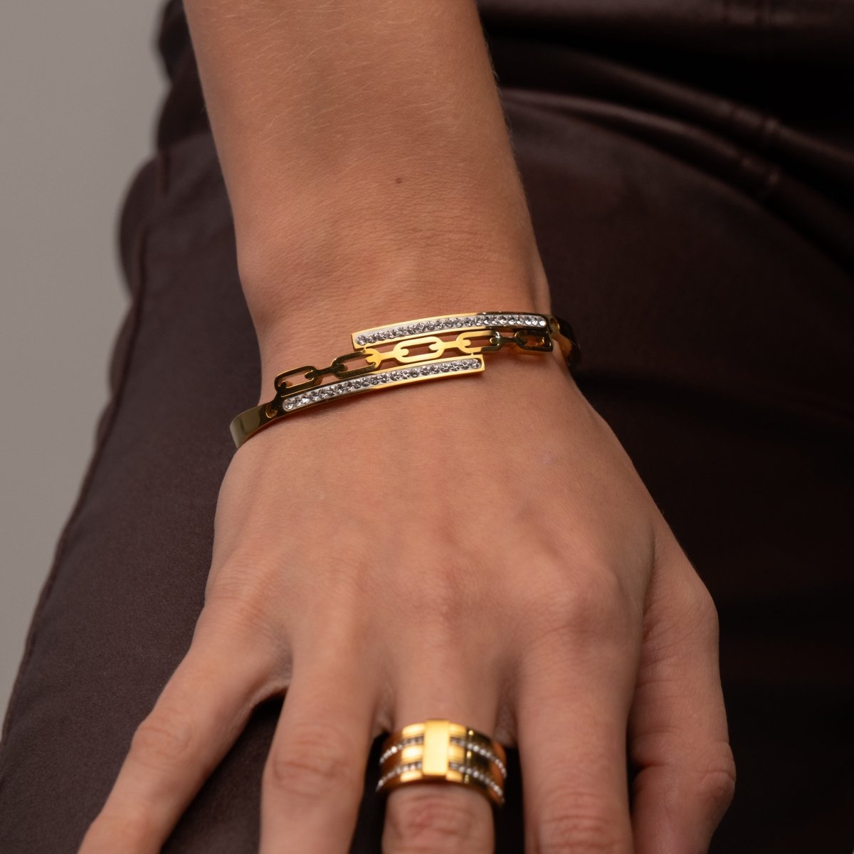 Bracelete Donatela Banhado em Ouro 18K