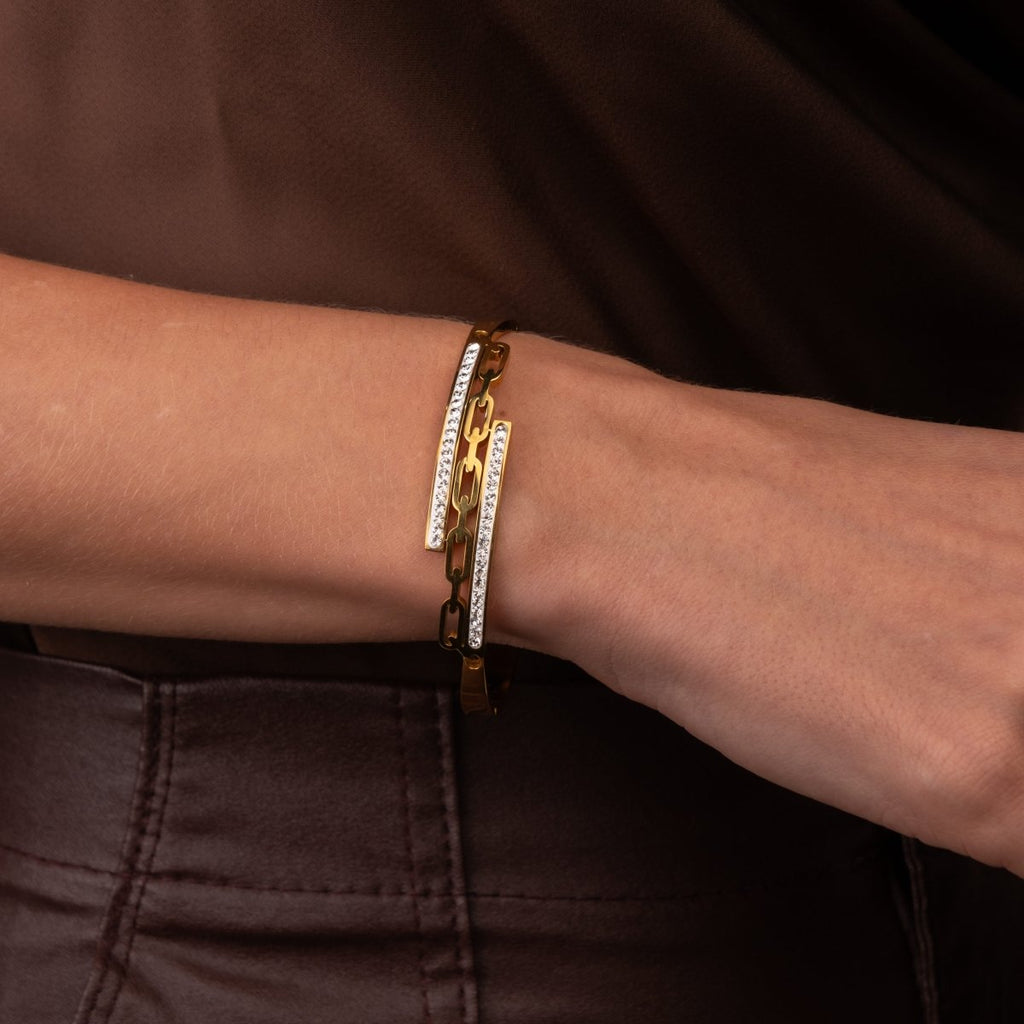 Bracelete Donatela Banhado em Ouro 18K