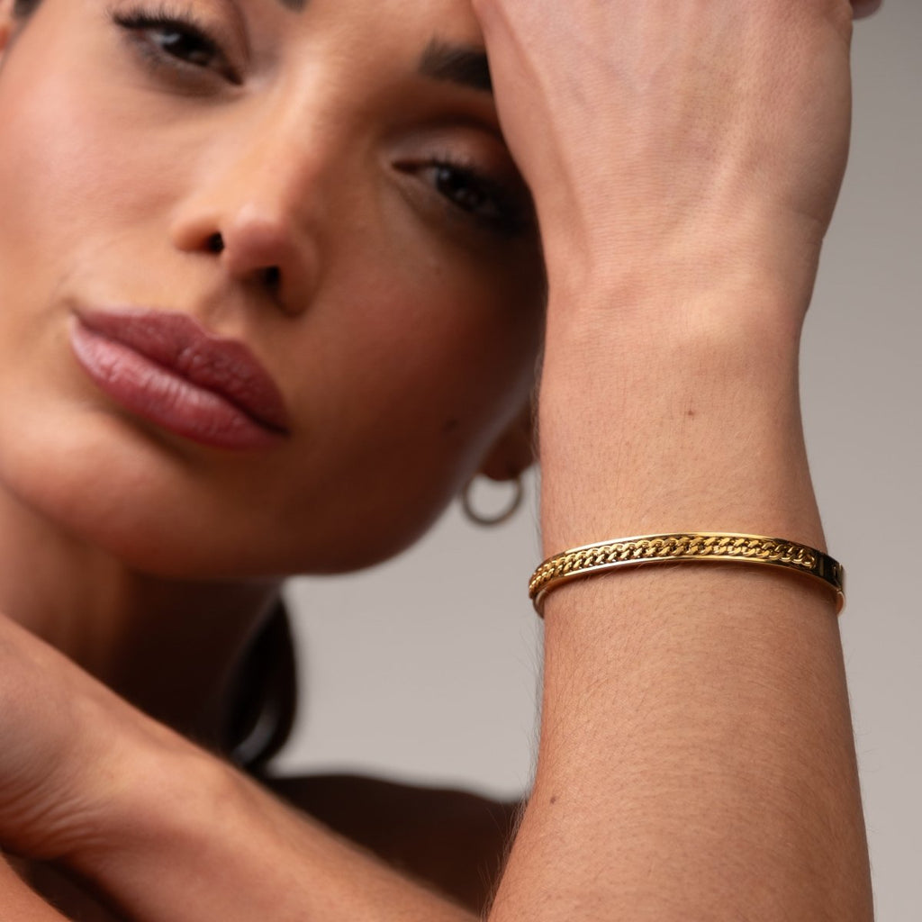 Bracelete Elos Banhado em Ouro 18K