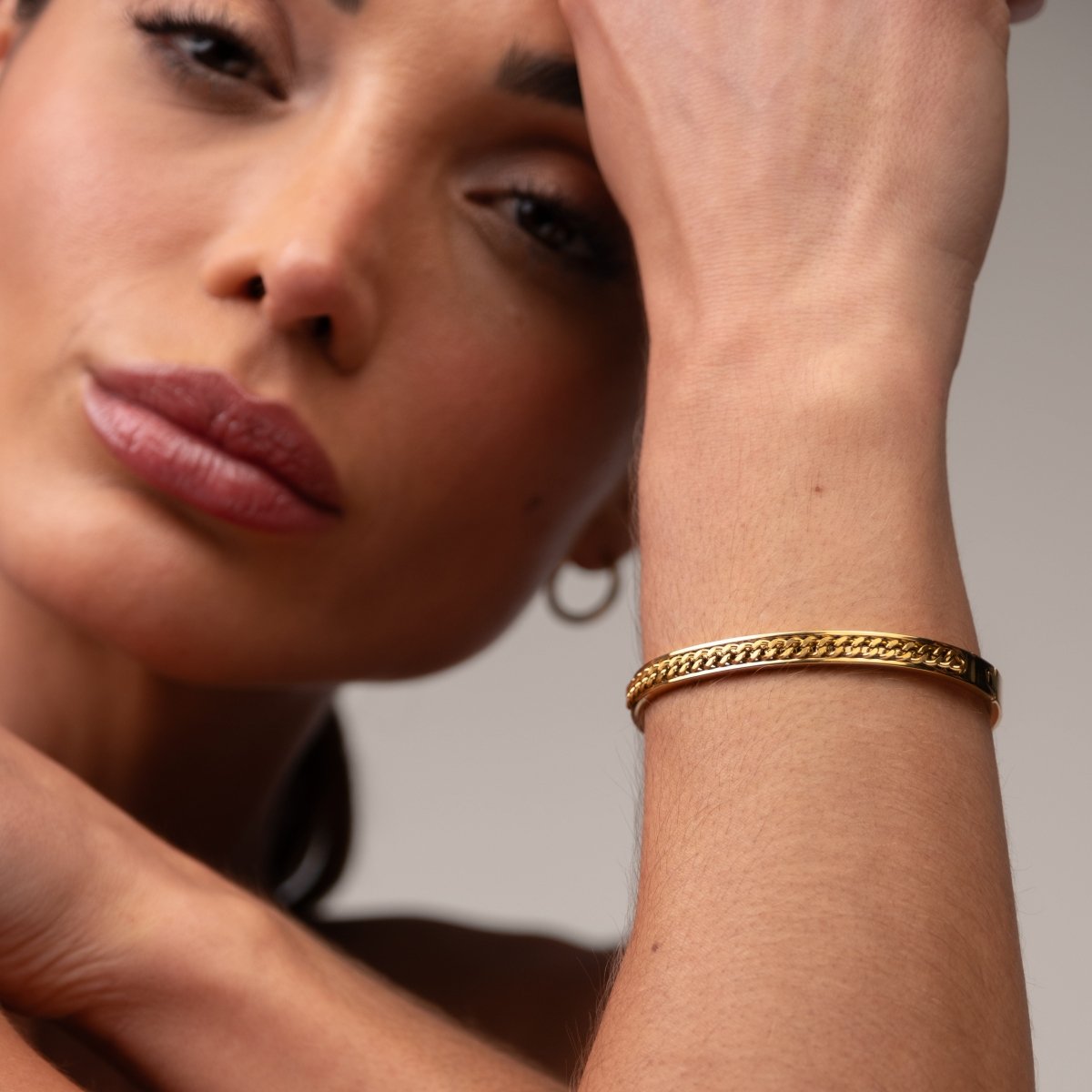 Bracelete Elos Banhado em Ouro 18K
