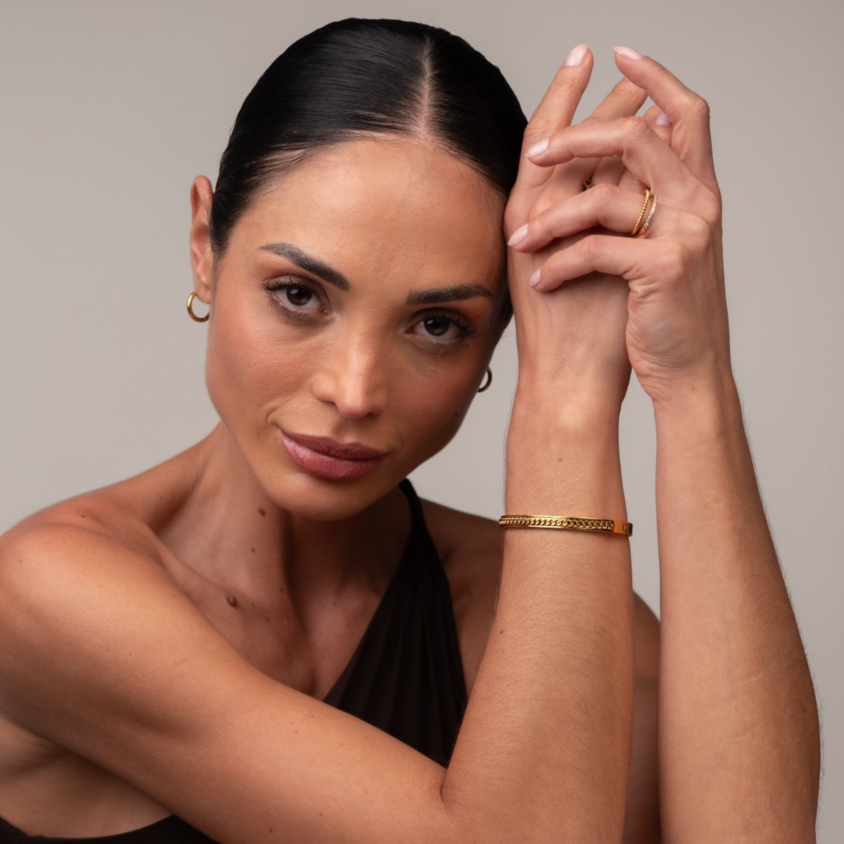 Bracelete Elos Banhado em Ouro 18K