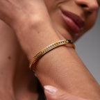 Bracelete Elos Banhado em Ouro 18K