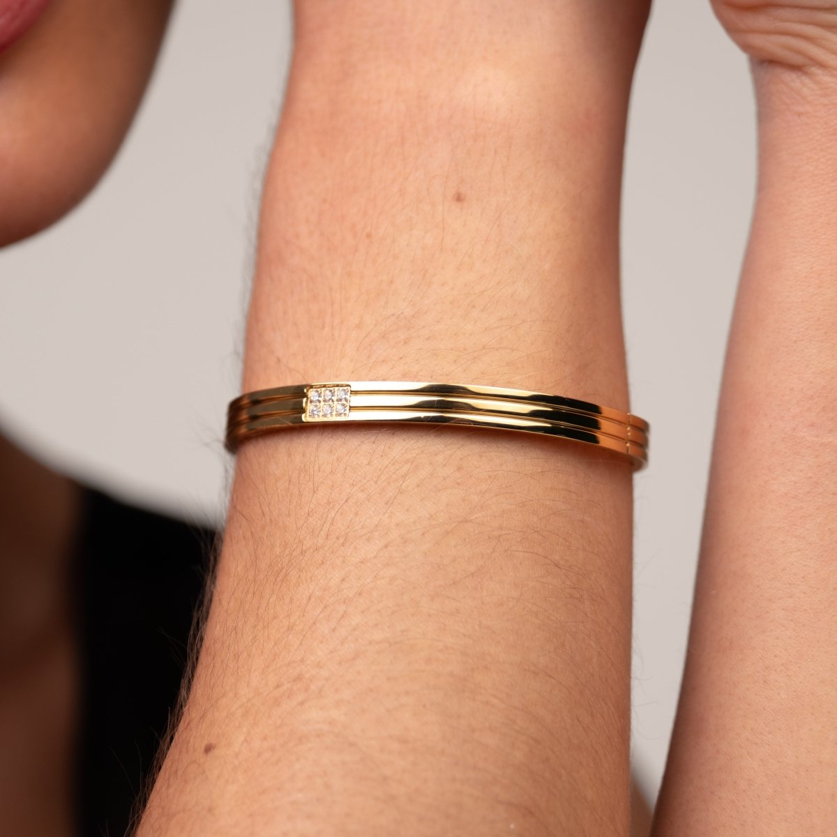 Bracelete Hanna Banhado em Ouro 18k