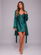 Conjunto "Robe Velours" Notte