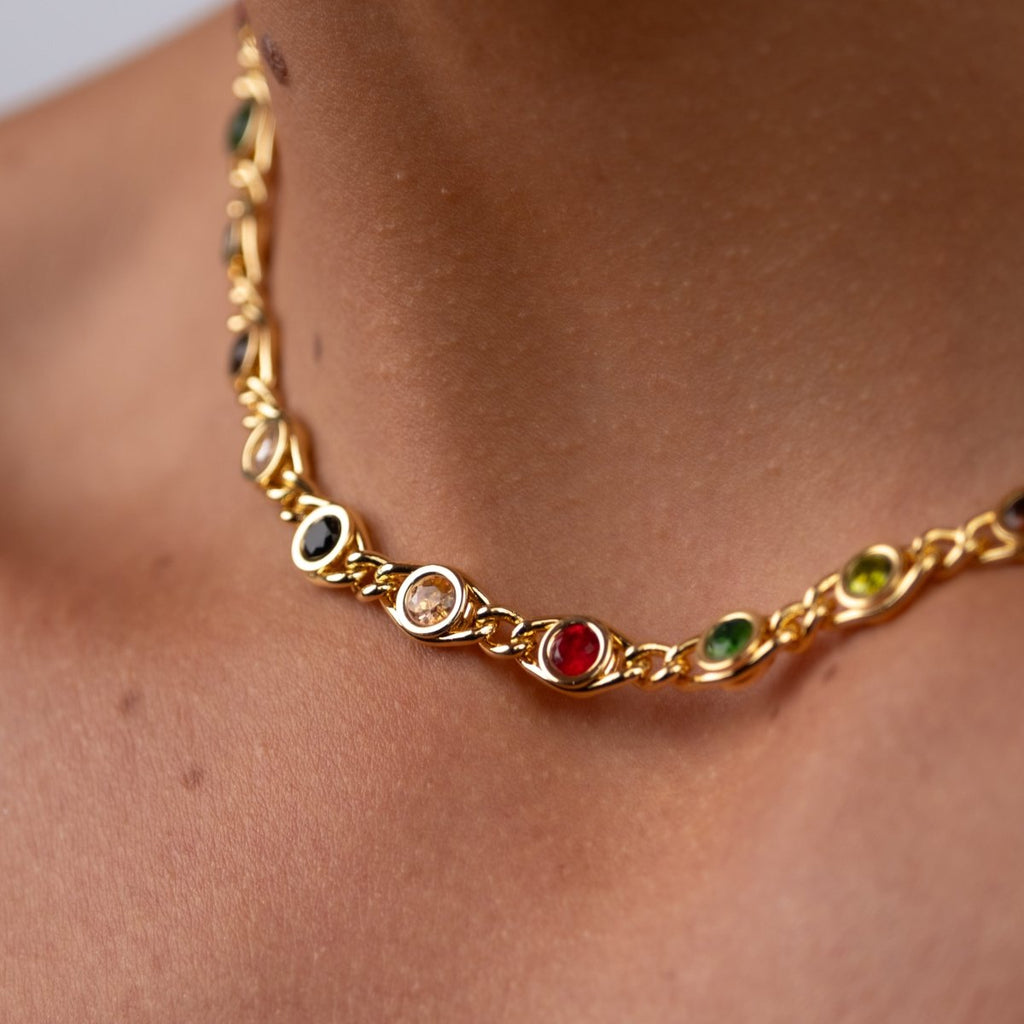 Colar Chloé Banhado em Ouro 18k