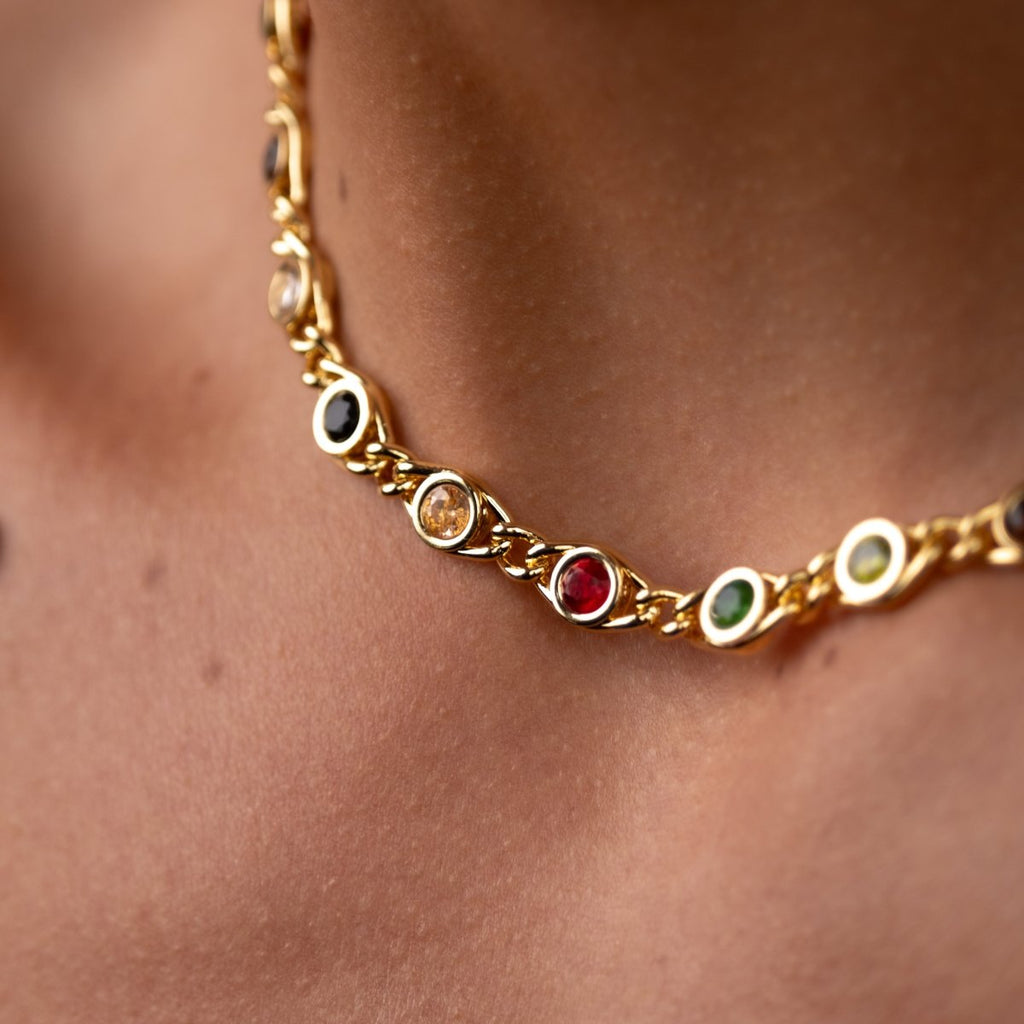 Colar Chloé Banhado em Ouro 18k