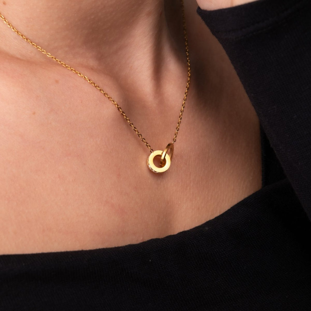 Colar Imperial Pedra Zircônia Banhado em Ouro 18K