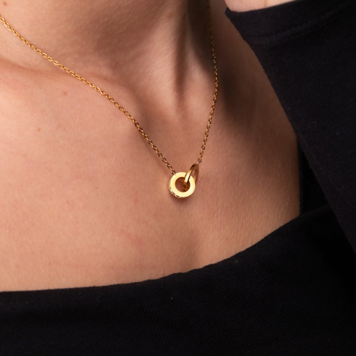 Colar Imperial Pedra Zircônia Banhado em Ouro 18K
