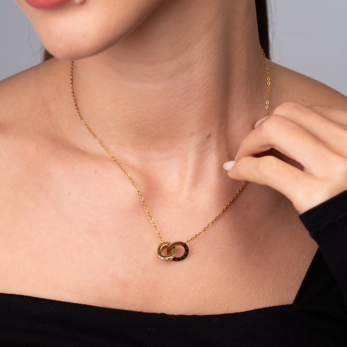 Colar Imperial Pedra Zircônia Banhado em Ouro 18K