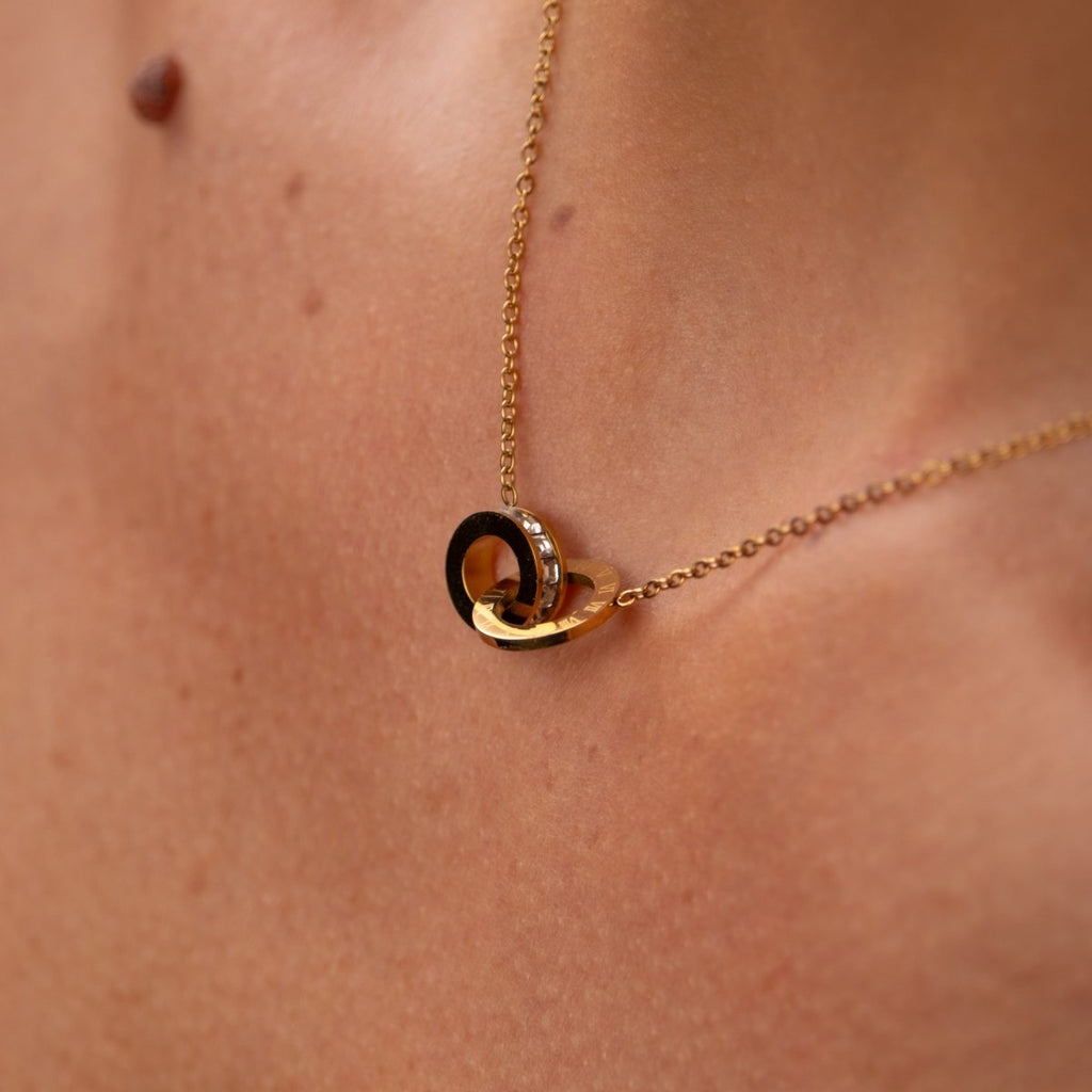 Colar Imperial Pedra Zircônia Banhado em Ouro 18K