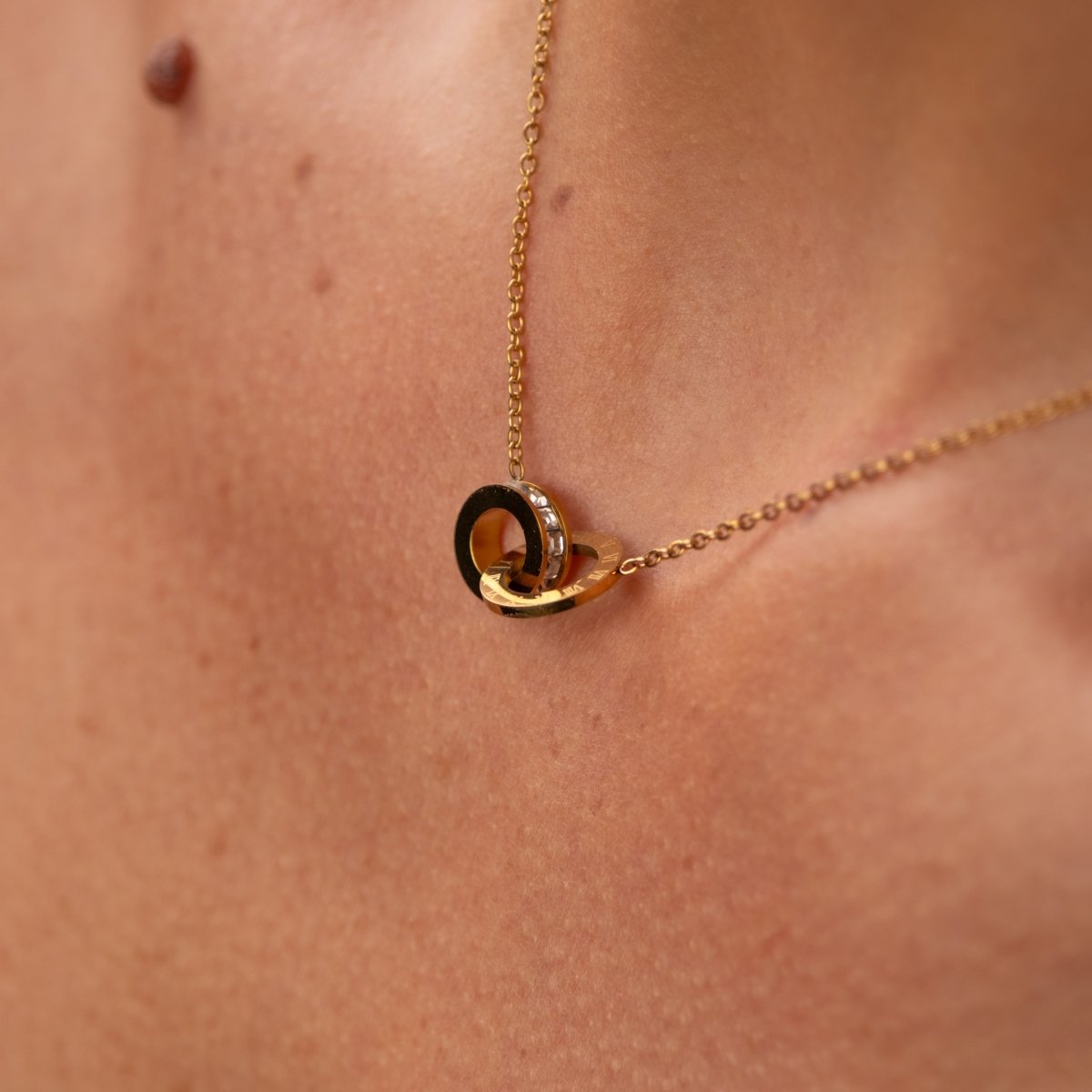 Colar Imperial Pedra Zircônia Banhado em Ouro 18K