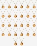 Colar Letra Inicial Minimalista Banhado em Ouro 18k