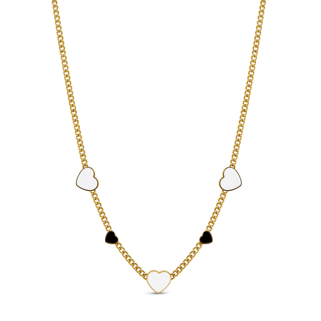 Colar Love Glow Monocromático Banhado em Ouro 18K