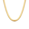 Colar Malha Snake Dourado Banhado em Ouro 18K