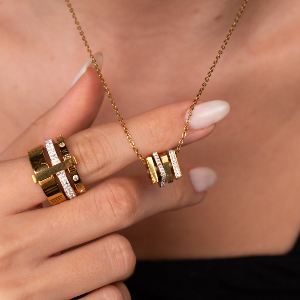 Colar Rubix Banhado em Ouro 18k