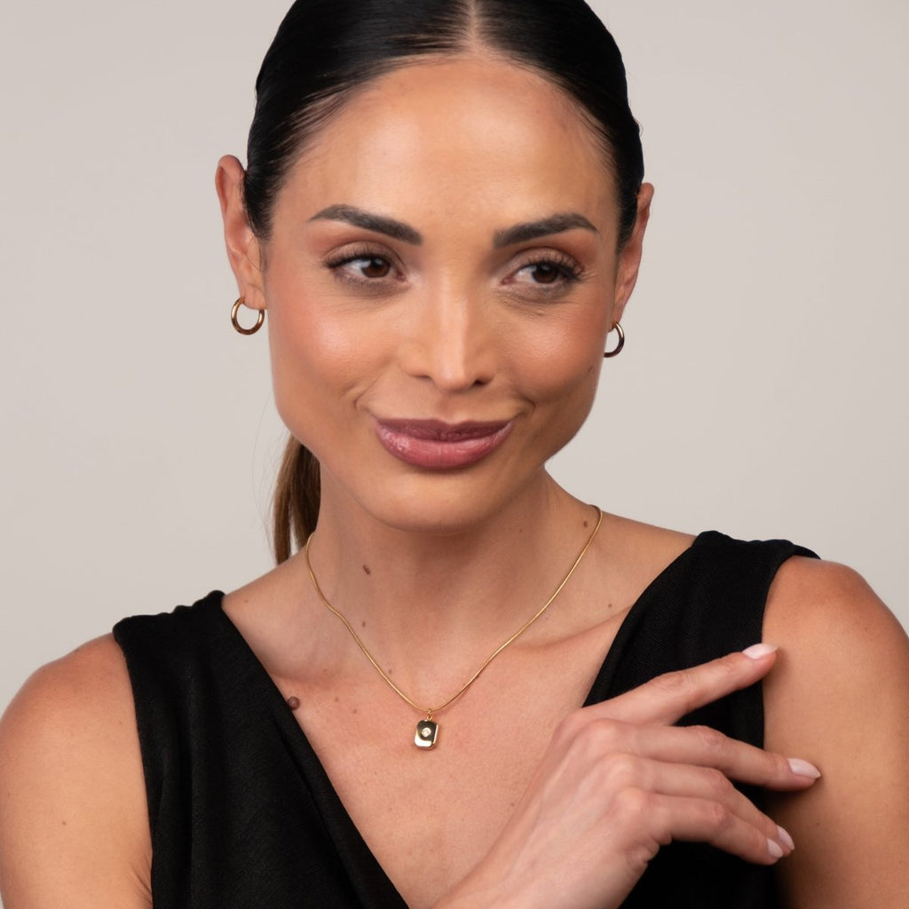 Colar Shine Pingente Banhado em Ouro 18k