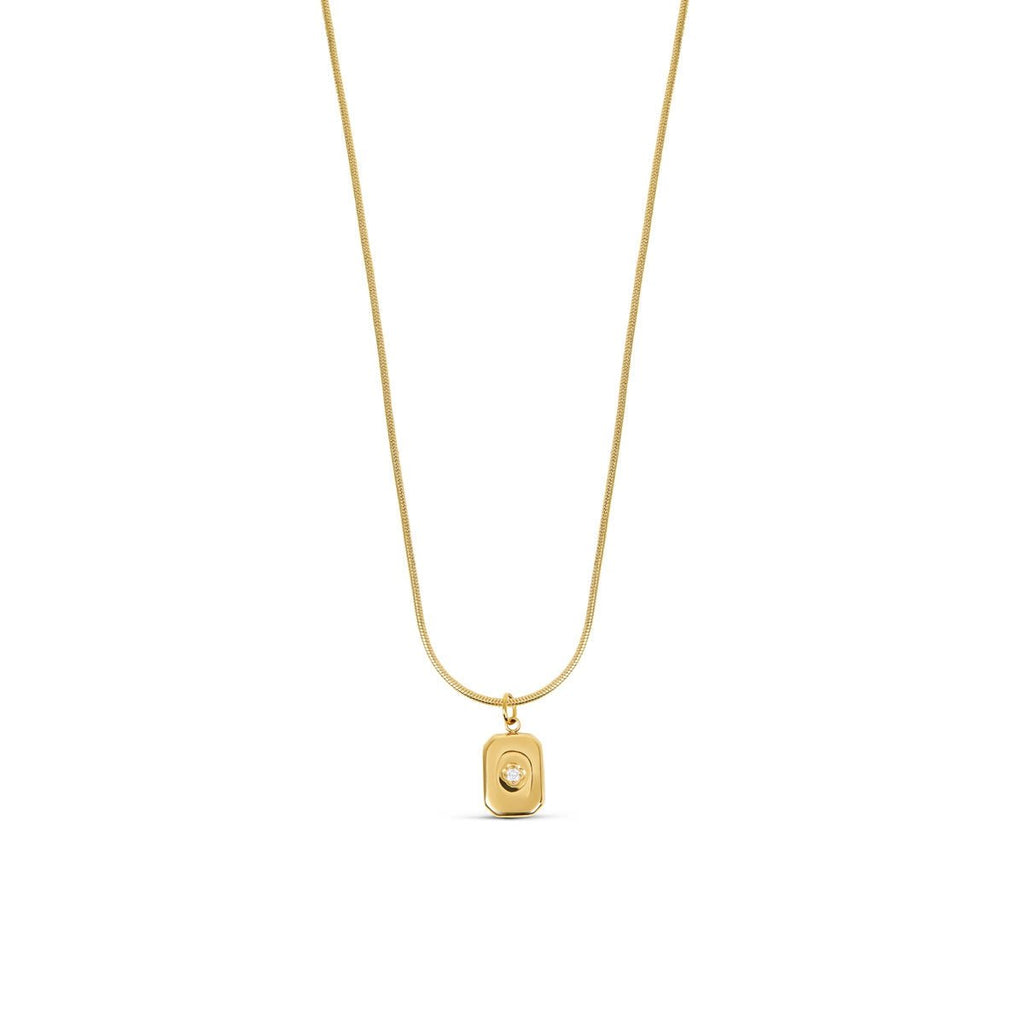 Colar Shine Pingente Banhado em Ouro 18k