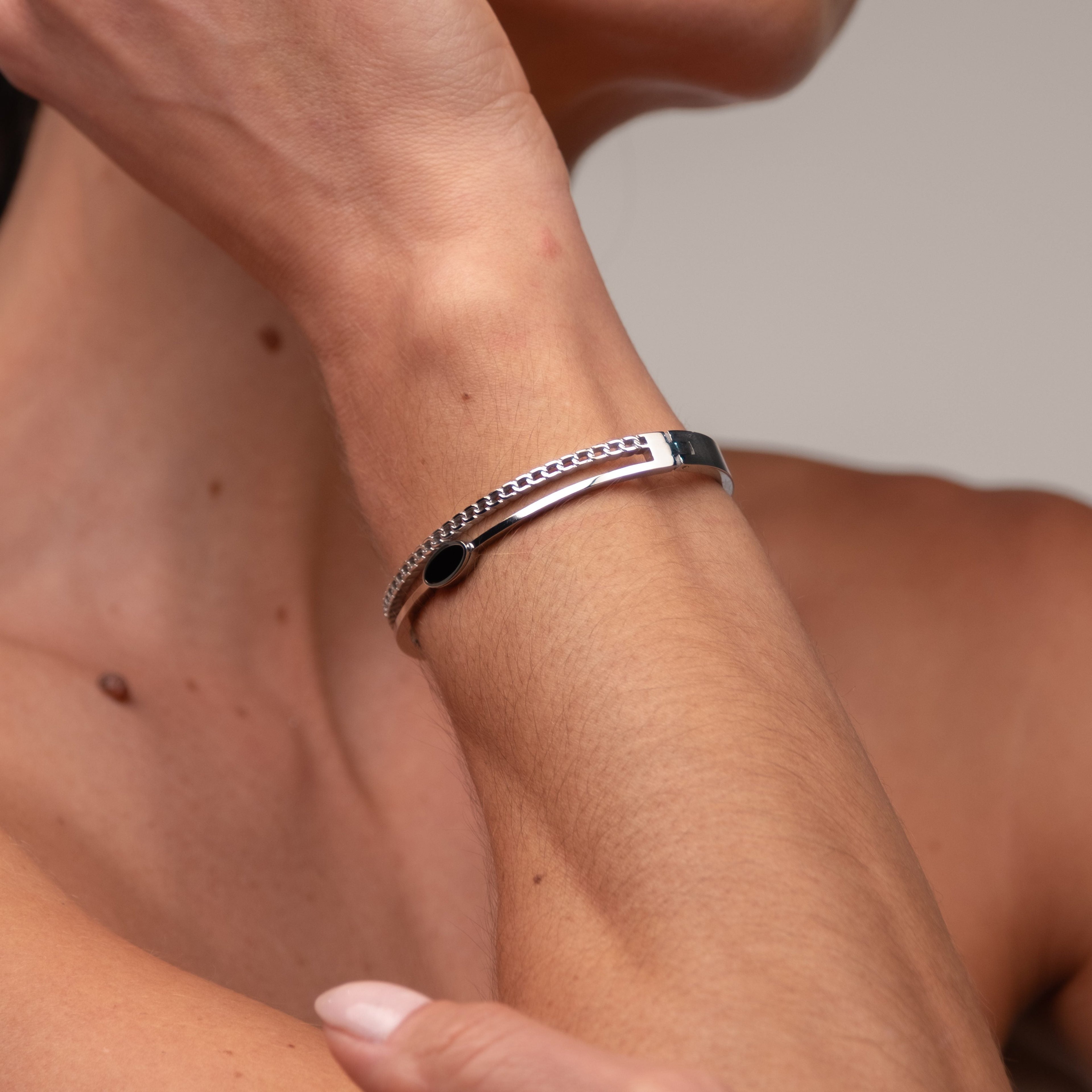 Bracelete Algarismo Romanos - Prata