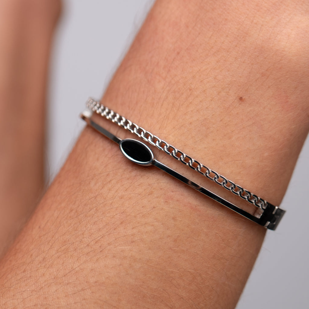 Bracelete Algarismo Romanos - Prata