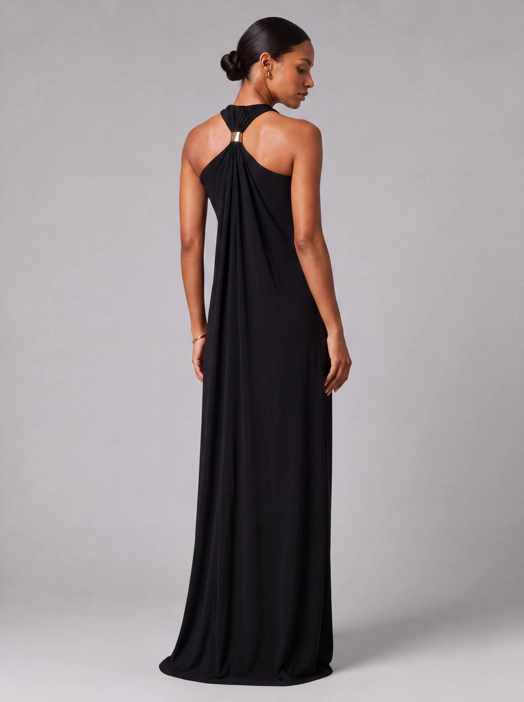 Vestido Longo Costas Abertas "Halter" Notte