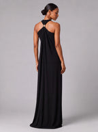 Vestido Longo Costas Abertas "Halter" Notte