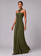 Vestido Longo Costas Abertas "Vivienne" Notte