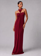 Vestido Longo Costas Abertas "Vivienne" Notte