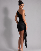Vestido Cetim "Celeste" Notte