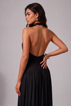 Vestido Longo Aura Halter Notte