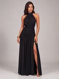 Vestido Longo Aura Halter Notte